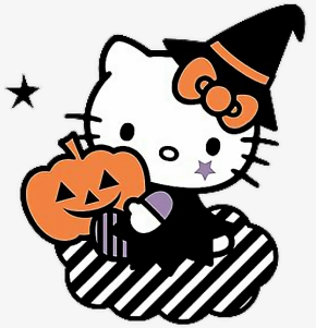 a halloween kitty